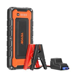 Jump Starter, 3000A Peak, Car Battery Starter Power Pack, Portable Battery Booster with Air Compressor Jumper Cables LCD Display LED Light