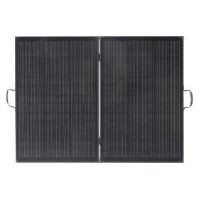 200W Foldable Solar Panel with Frame, 23% High-Efficiency Portable Monocrystalline Solar Panel Charger with 30A PWM Controller & MC4 Output