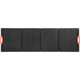 300W Foldable Monocrystalline Solar Panel, 23% High-Efficiency Portable Mono Solar Panel Charger with MC4 Output & 10-in-1 DC Adapters