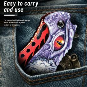 Compact Portable Folding Knife for Wilderness Survival and More