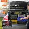 1000L/264 Gallon Water Storage Bladder, RV Water Tank, 1000D Blue PVC Collapsible Water Storage Containers, Large Capacity Soft Water Bag