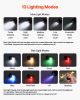 Rechargeable Keychain Flashlight, Mini LED Flashlight with 13 Lighting Modes, Portable Pocket Flashlight with Clip