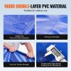 1000L/264 Gallon Water Storage Bladder, RV Water Tank, 1000D Blue PVC Collapsible Water Storage Containers, Large Capacity Soft Water Bag