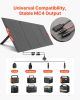 300W Foldable Monocrystalline Solar Panel, 23% High-Efficiency Portable Mono Solar Panel Charger with MC4 Output & 10-in-1 DC Adapters