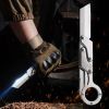 Outdoor Folding Knife – Two-Hand Grip Design – Camping/Hiking Survival Tool