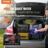 400L/105.7 Gallon Water Storage Bladder, RV Water Tank, 1000D Blue PVC Collapsible Water Storage Containers, Large Capacity Soft Water Bag