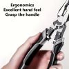 Slotted Pliers, Five-in-one Multi-functional Tool Set, Industrial-grade with PVC Handle, Professional Manual Tool