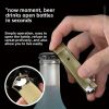 Military Style Lighter - Windproof Butane with Bottle Opener - Survival Gear for Outdoor Adventures